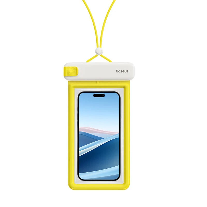 Bolsa Baseus Deepdive Series Clip-On Air-Bag Waterproof Phone Pouch Moon White