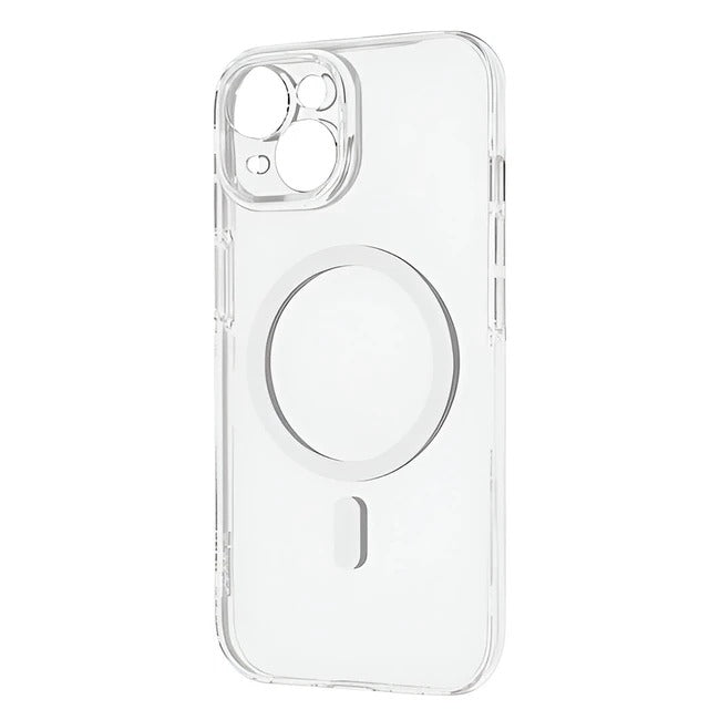 Baseus Capa Lucent Series MagSafe p/ iPhone 15 Plus Transparente