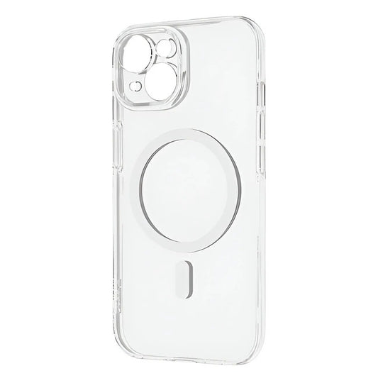 Baseus Capa Lucent Series MagSafe p/ iPhone 15 Plus Transparente
