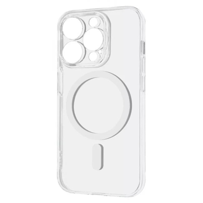 Baseus Capa Lucent Series MagSafe p/ iPhone 15 Pro Transparente