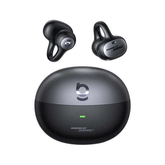 Os-Baseus Inspire Xc1 Open-Ear True Wireless Earbuds Cosmic Black (Sound By Bose)