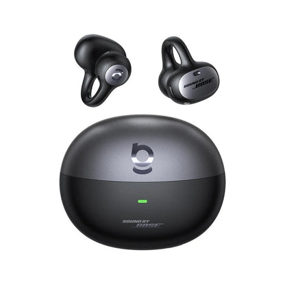 Os-Baseus Inspire Xc1 Open-Ear True Wireless Earbuds Cosmic Black (Sound By Bose)