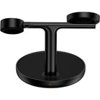 Baseus Carregador Rápido Wireless Magnetic Swan 3-in-1 20W Cluster Preto