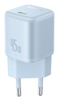 Carregador Baseus Picogo Gan 1C 45W Eu Galaxy Blue
