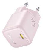 Carregador Baseus Picogo Gan 1C 45W Eu Baby Pink