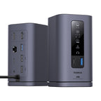 Baseus Spacemate Series 10-In-1 (Mac) Docking Station Space Cinza Usb-C To 1*Hdmi 4K@60Hz+1*Hdmi