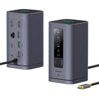 Baseus Spacemate Series 10-In-1 (Mac) Docking Station Space Cinza Usb-C To 1*Hdmi 4K@60Hz+1*Hdmi