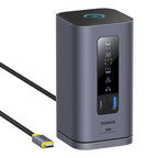 Baseus Spacemate Series 10-In-1 (Mac) Docking Station Space Cinza Usb-C To 1*Hdmi 4K@60Hz+1*Hdmi