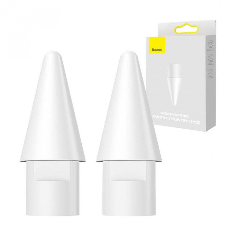 Baseus Smooth Writing Capacitive Stylus Tips 2Pcs White