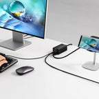 Baseus Carregador Carregamento Rápido 67W Gan5 Pro Dual Usb-C/Usb-A Preto + Hdmi