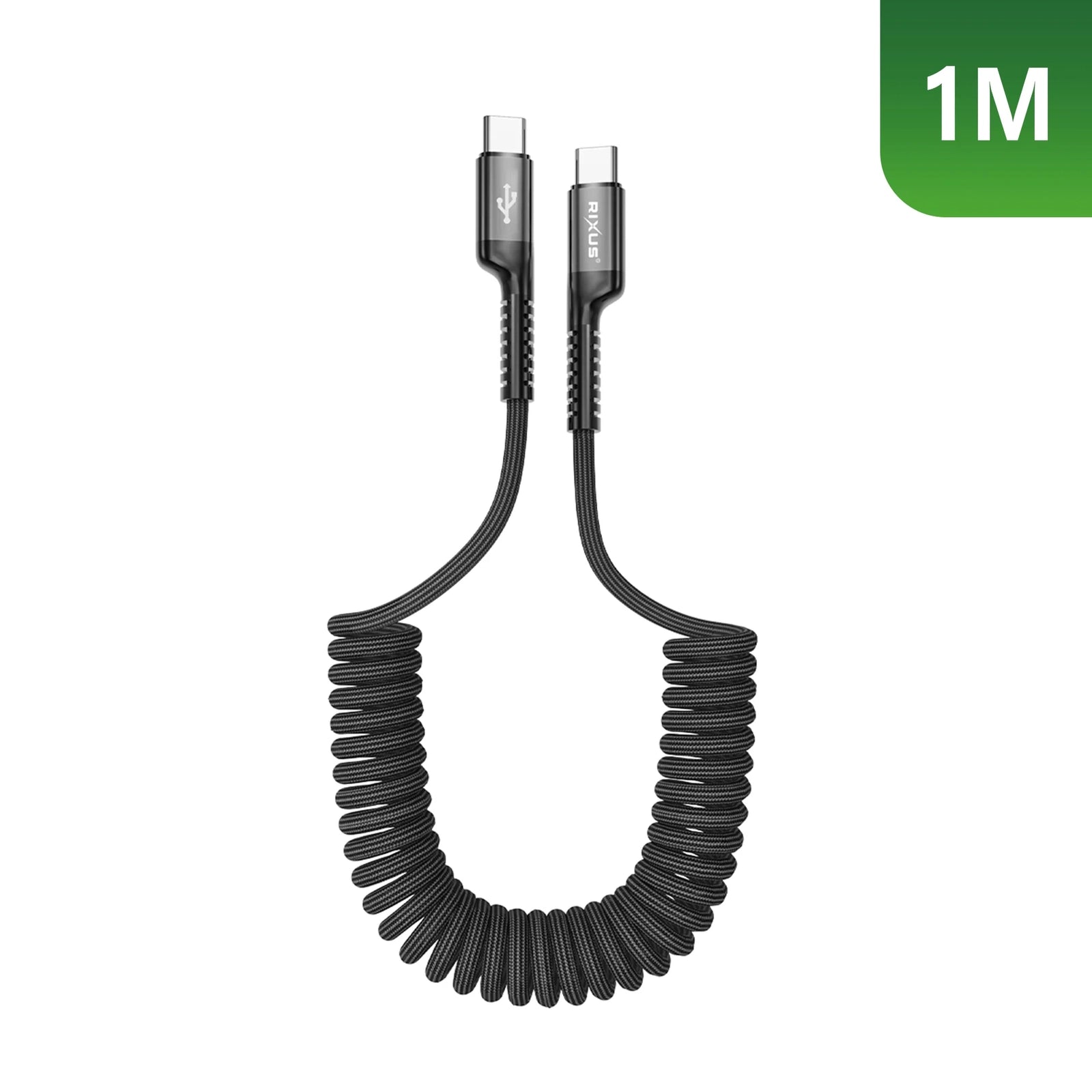 RIXUS Retrac RXUC17C USB-C - USB-C Preto