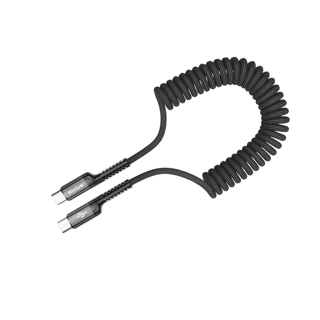 RIXUS Retrac RXUC17C USB-C - USB-C Preto