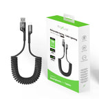 RIXUS Retrac RXUC17AL USB-A - Lightning Preto