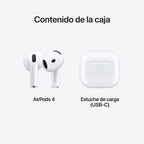 Auriculares Apple AirPods 4 Brancos