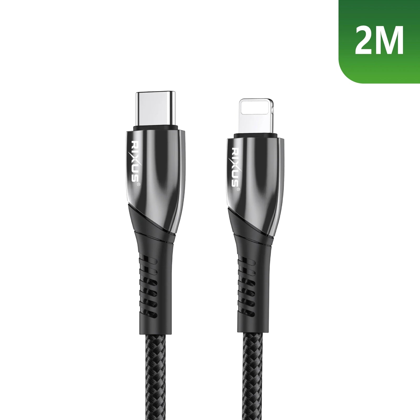 Cabo RIXUS Nylon 2m USB-C to Lightning RXUC38L