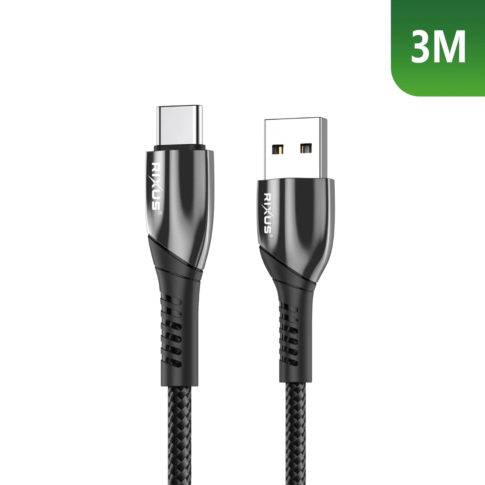 Cabo RIXUS Nylon 3m USB-A to C RXUC39AC