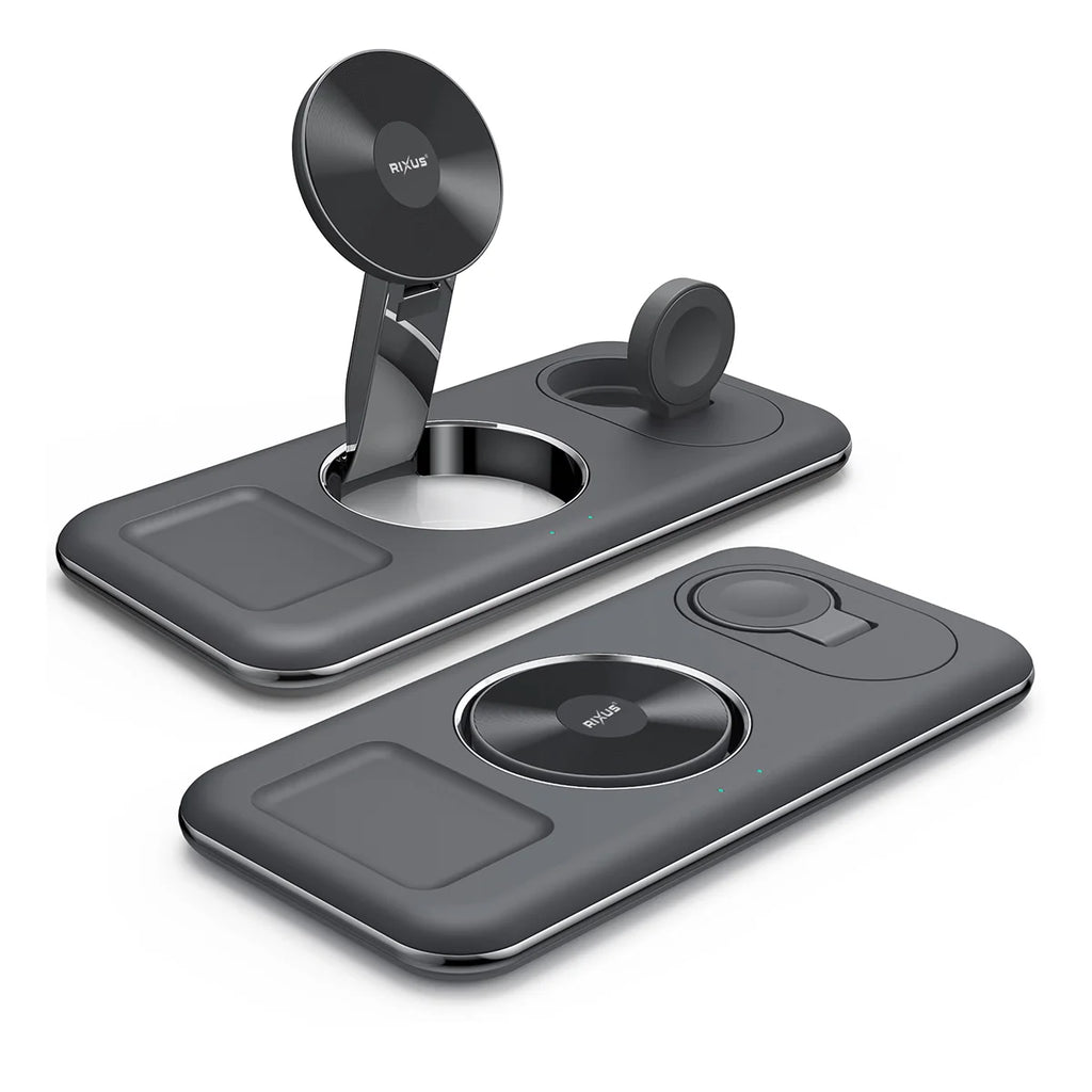 Rixus 3 in 1 Wireless Charger Station