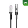 Cabo RIXUS 1M Lightning - Type-C RXUC22L Preto