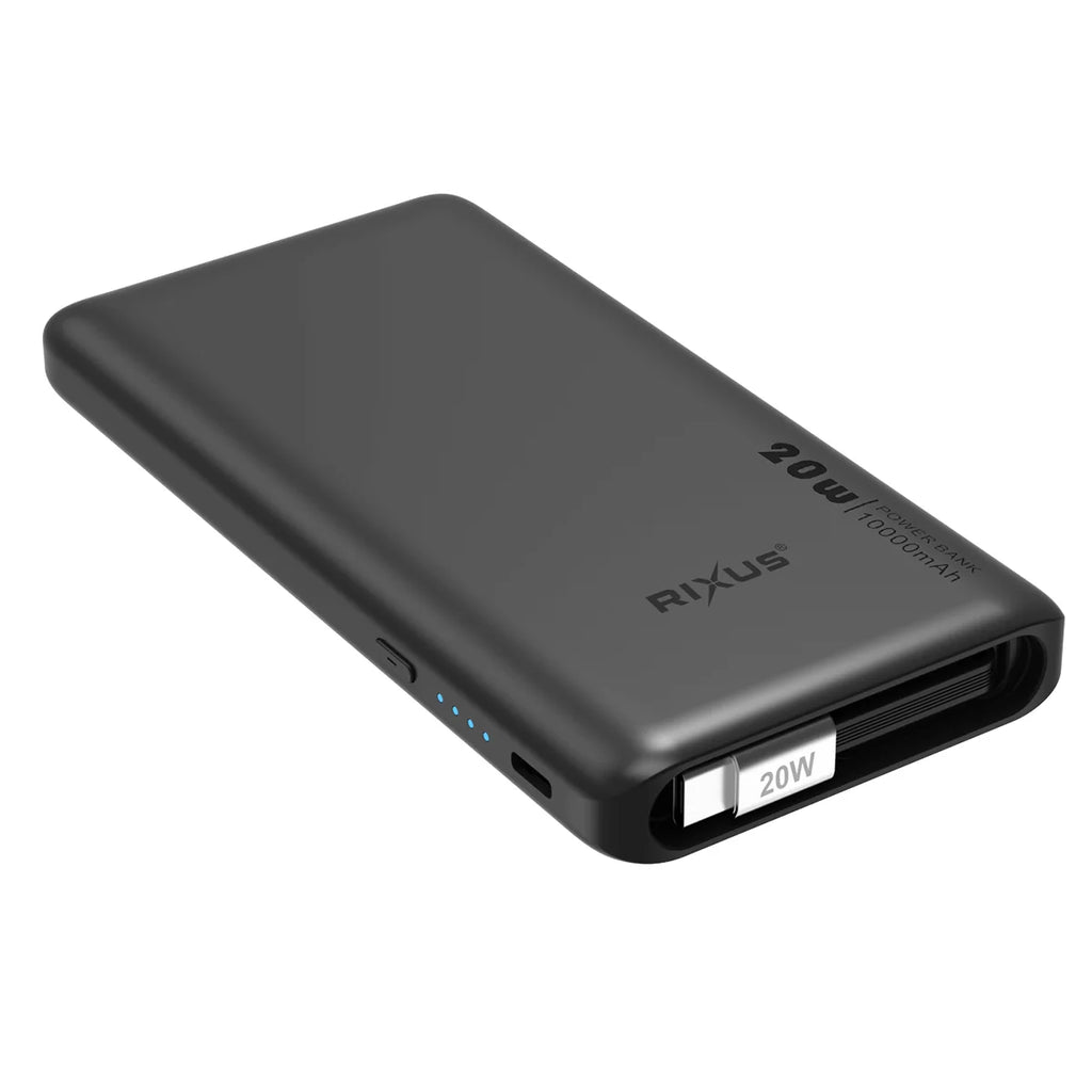 Rixus PowerBank 10000mAh RXPB08 C/ Cabo USB-C