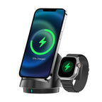 RIXUS 3-in-1 Wireless Charging Stand 15W RXWC57