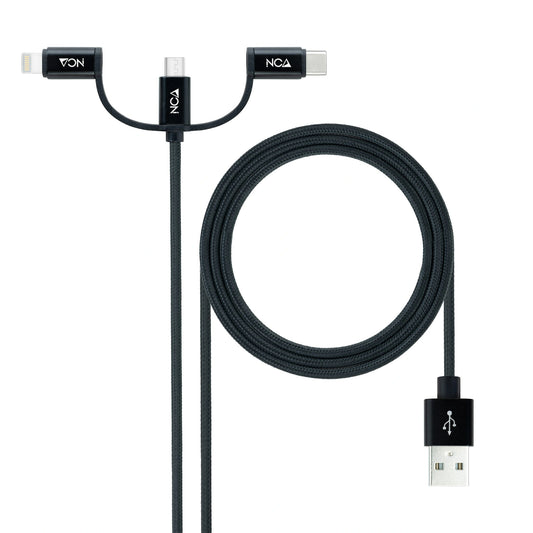 RIXUS Retrac RXUC17L USB-C - Lightning Preto