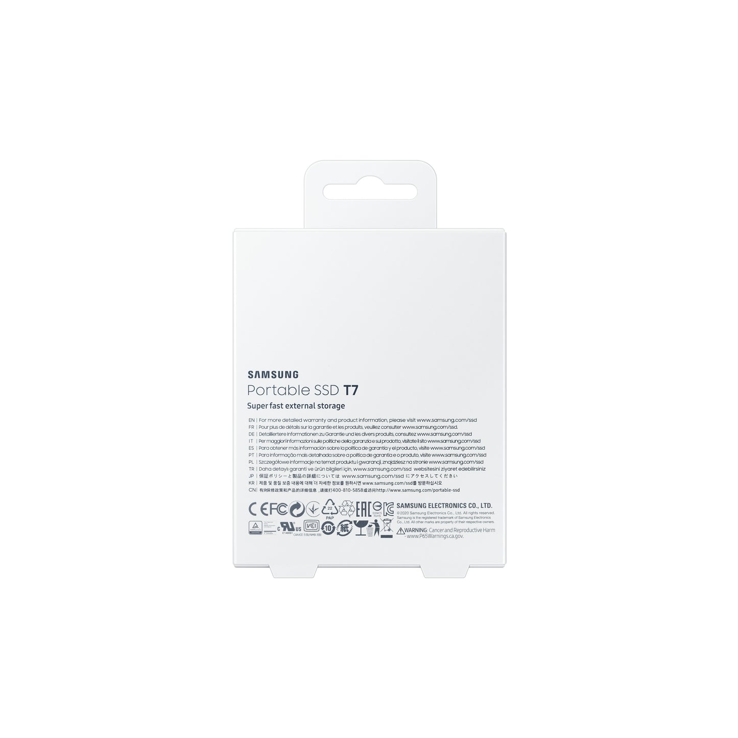 Samsung T7 SSD SN: