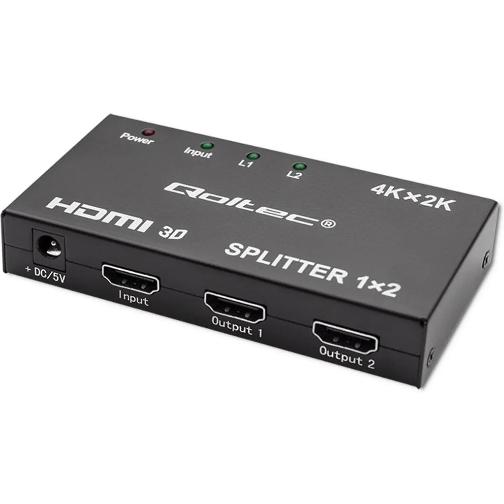 Qoltec HDMI Splitter 4K/2K (1-in e 2-out)