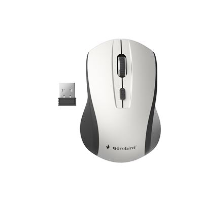 Gembird Mouse MUSW-4B-02-BS Wireless Preto/Cinza