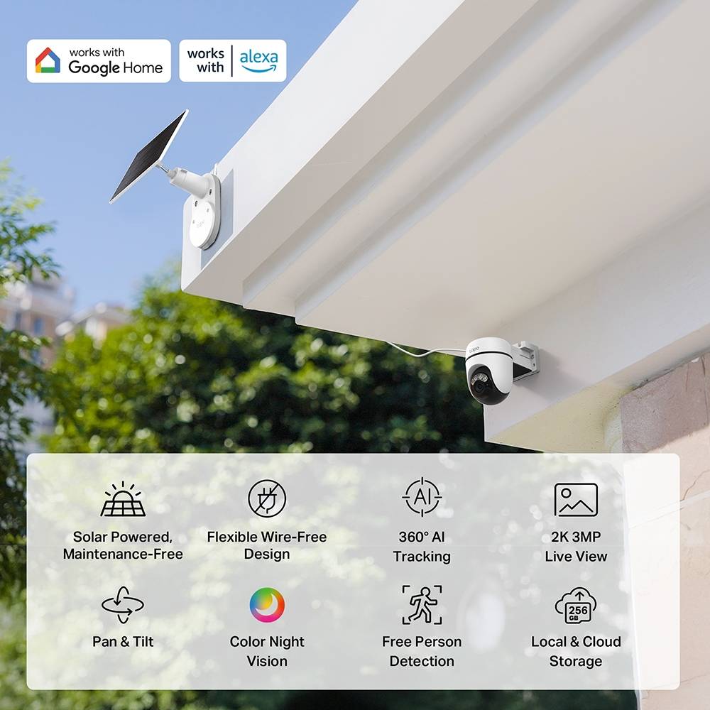 Câmara de Segurança TP-Link Tapo TC90 KIT 2K 3MP Pan/Tilt Outdoor