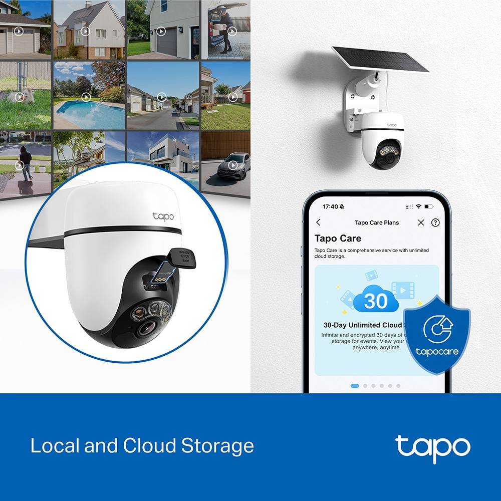 Câmara de Segurança TP-Link Tapo TC90 KIT 2K 3MP Pan/Tilt Outdoor
