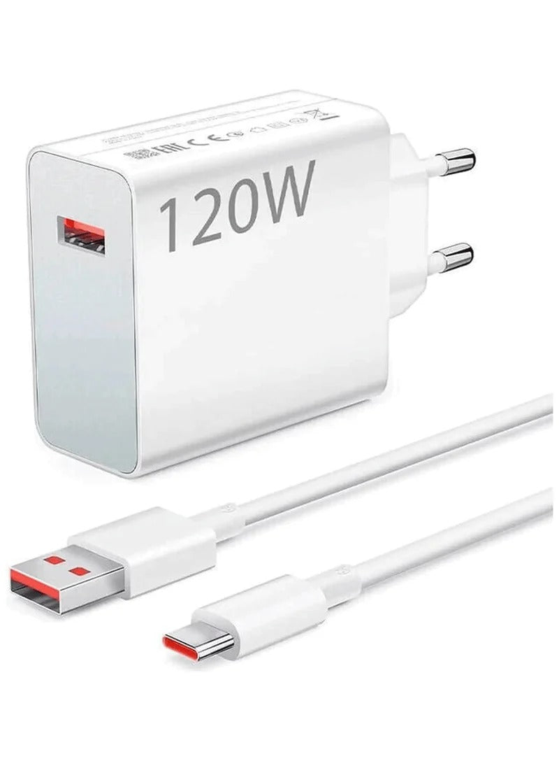 Xiaomi Carregador 120W Charging Combo (Type-A) EU