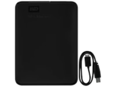 Disco Externo WD 1. 5TB - vista traseira