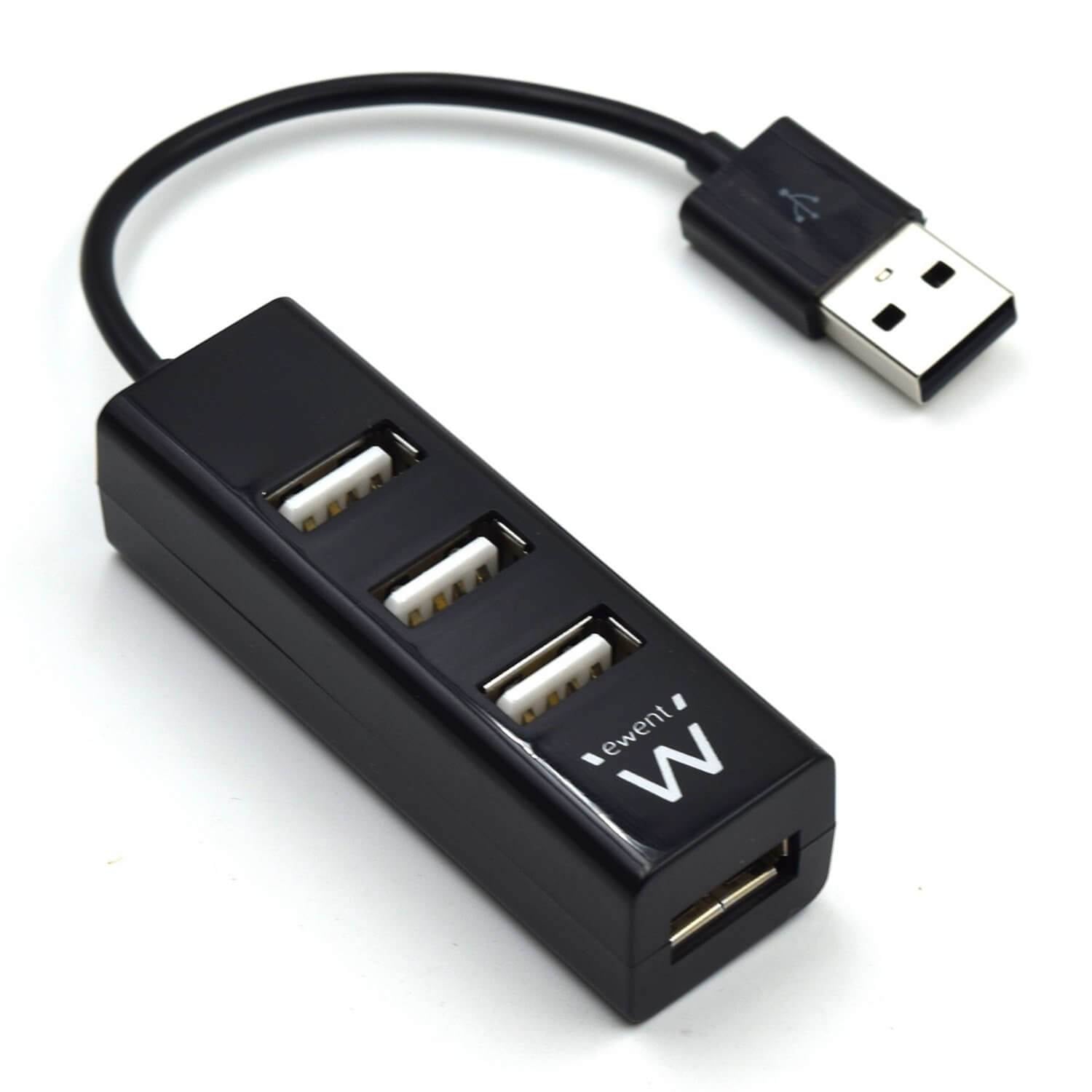 Ewent Mini Hub 4 Ports USB 2.0