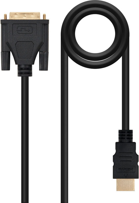 Cabo DVI a HDMI Nanocable DVI18/1/M-HDMI A/M 1.8 M