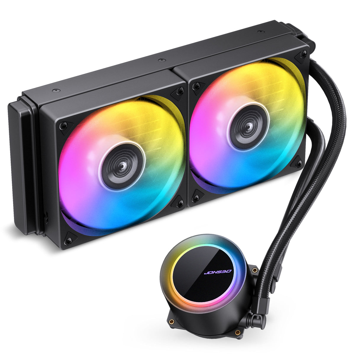 Water Cooler CPU Jonsbo TG-240 ARGB Preto - 240mm