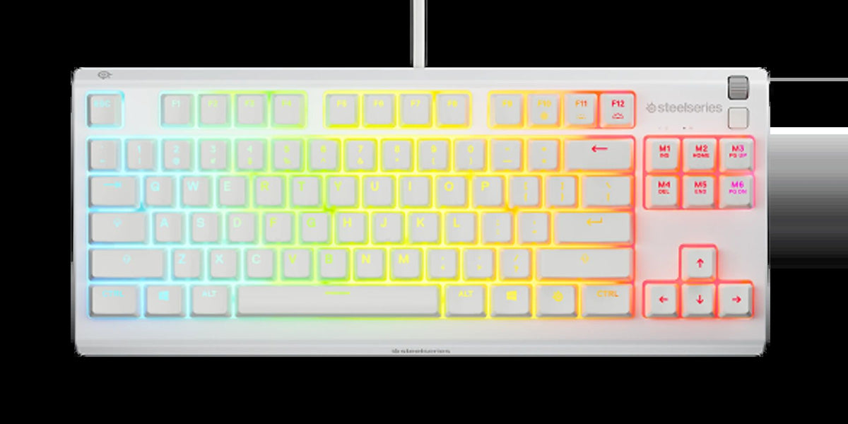 Teclado SteelSeries Apex 3 TKL (US) Branco