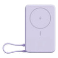 Powerbank Xiaomi 33W Magnetic Power Bank 10000 com Suporte Incorporado Roxo