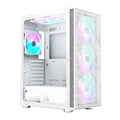 Caixa ATX Montech X3 Mesh RGB Vidro Temperado Branco