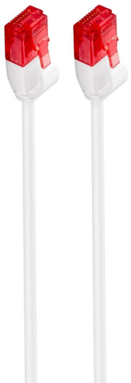 Cabo de Rede Slim Ewent RJ45 U/UTP Slim Cat.6 50 CM Branco