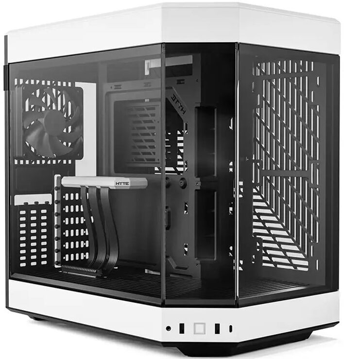 Caixa ATX Hyte Y60 Vidro Temperado Preto/Branco