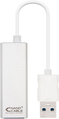 Adaptador Gigabit Nanocable USB 3.0 a Ethernet Gigabit 10/100/1000 Mbps 15 CM