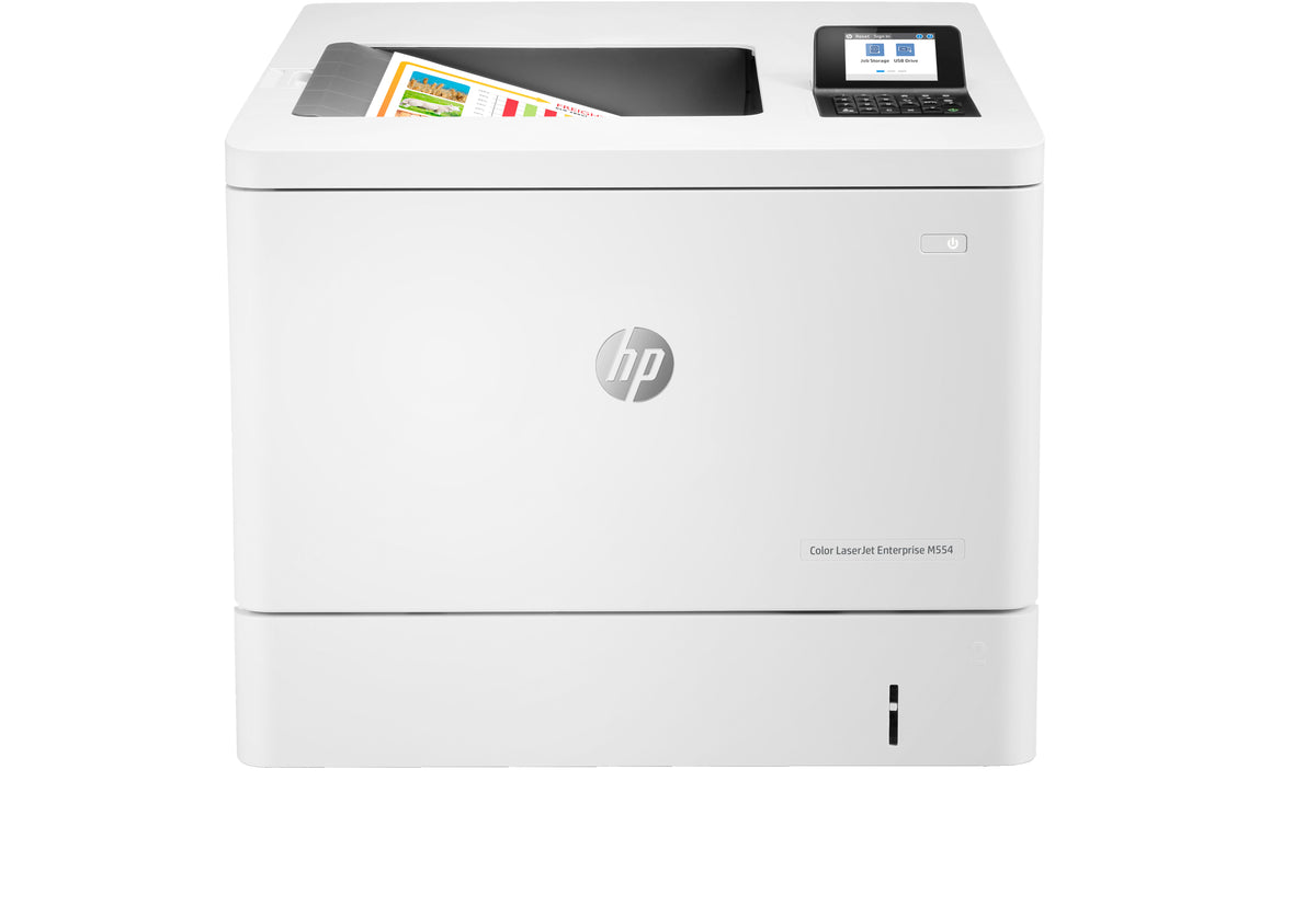 Impressora Laser HP Color LaserJet Enterprise M554dn Cores