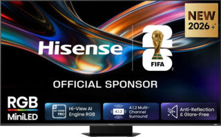 Televisão Hisense 85UR9S 85" RGB Mini LED UltraHD 4K VIDAA