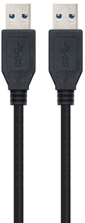 Cabo USB 3.0 Ewent Tipo A Macho > Tipo A Macho 1 M Preto