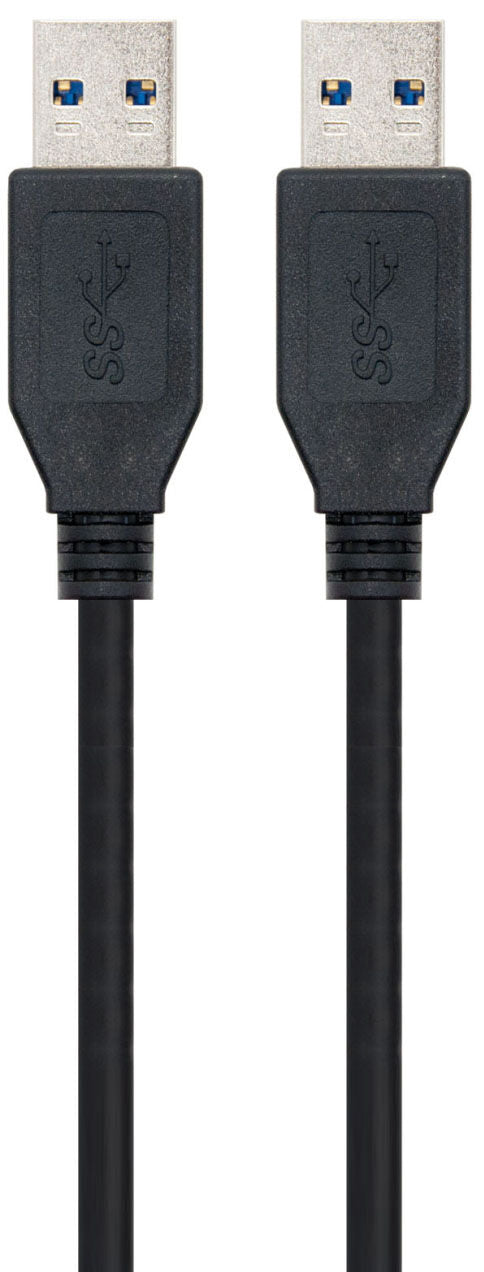 Cabo USB 3.0 Ewent Tipo A Macho > Tipo A Macho 1 M Preto