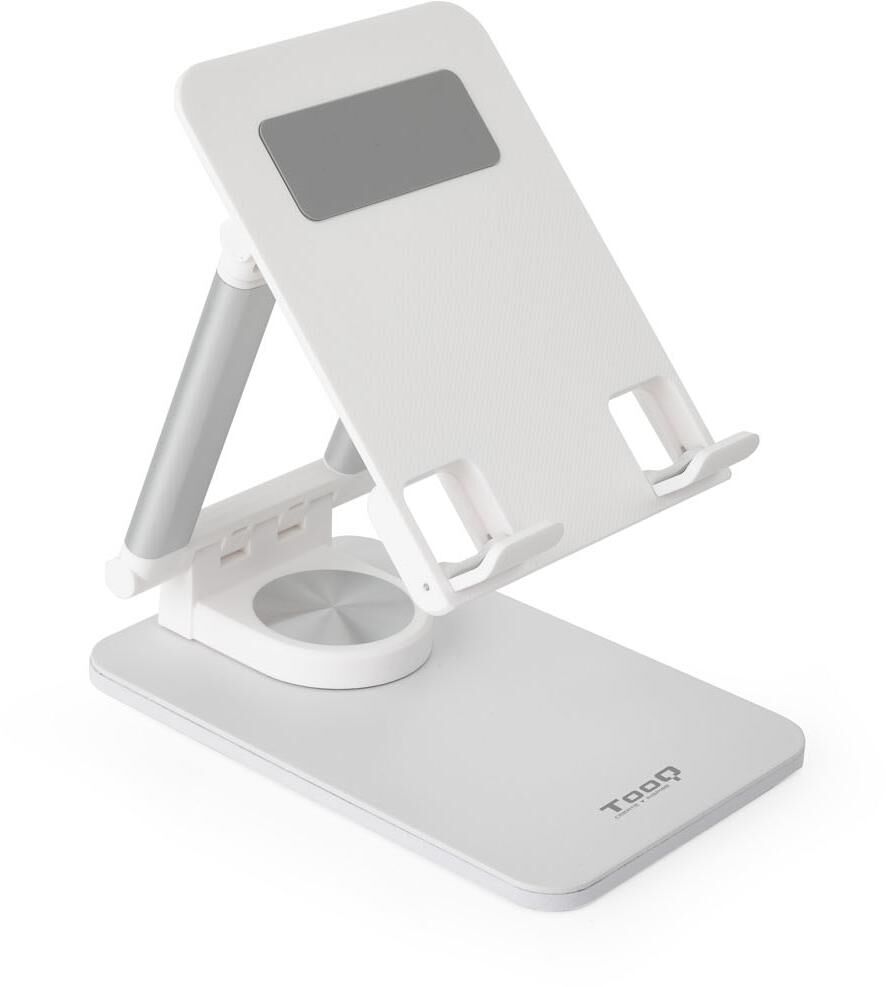 Suporte de Mesa Tooq Rotativo Ajustável p/ Tablet Max. 13" Branco