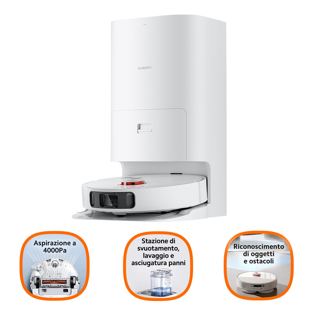 Aspirador Robô Xiaomi Robot Vacuum X10+ com Base Autolimpeza