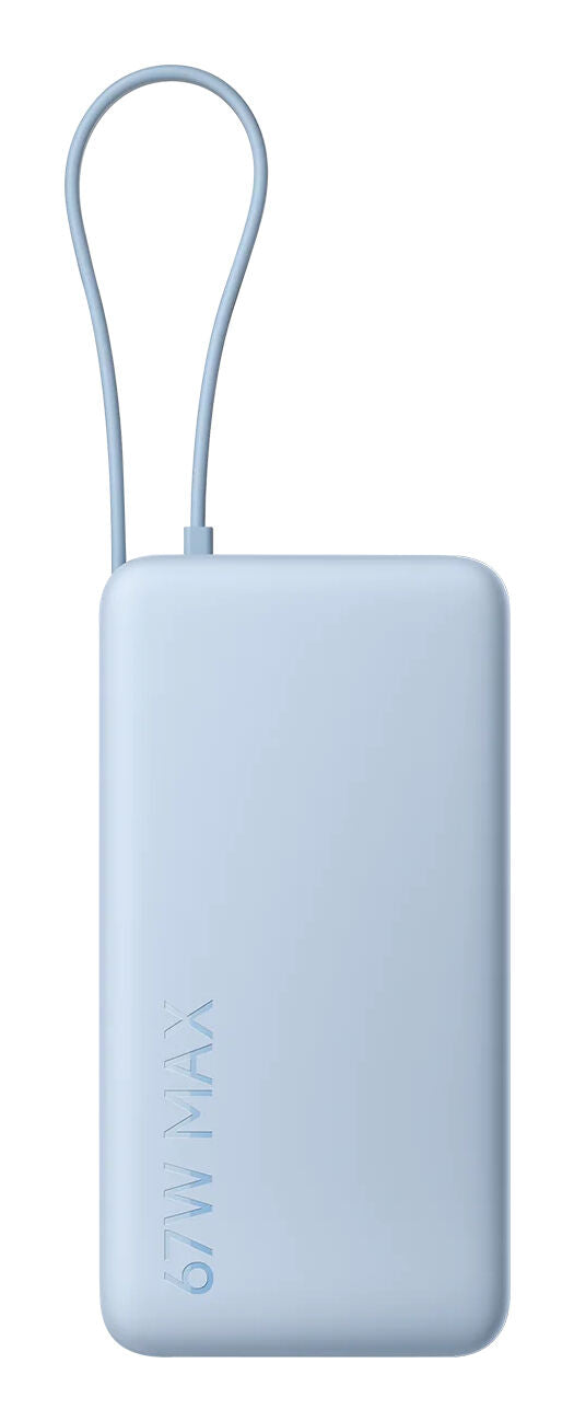 Power Bank Xiaomi 67W 20000mAh (Cabo Integrado) Azul Gelo