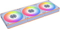 Ventoinha Lian Li UNI FAN CL120 Wireless RGB Reverse Blade PWM Branco 120mm (Pack 3)