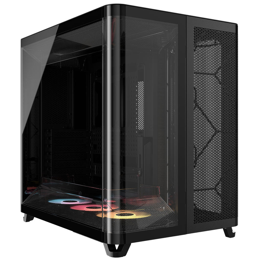 Caixa E-ATX Corsair AIR 5400 RS-R ARGB Preto Vidro Temperado